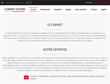 Tablet Screenshot of cabinetnyemb.com